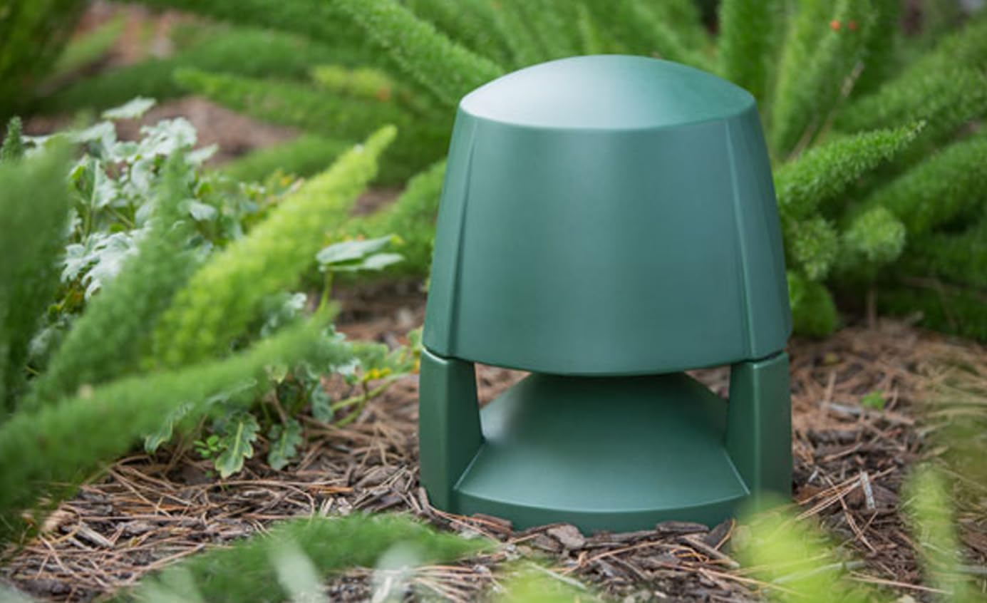 JBL Professional Control 85M Wired Two-Way Coaxial Mushroom Style Outdoor, Landscape, Waterproof Speaker, 5.25-Inch, 360 Degree Sound. Sold Individually. Green