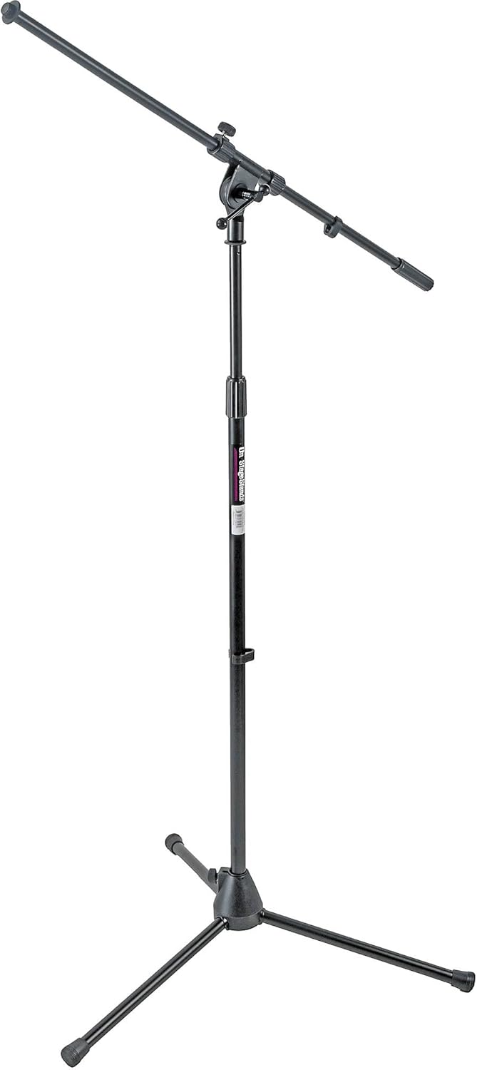 Warm Audio WA-19 Nickel Dynamic Studio Microphone with On-Stage Stands MS7701B Microphone Stand and 20' XLR Cable