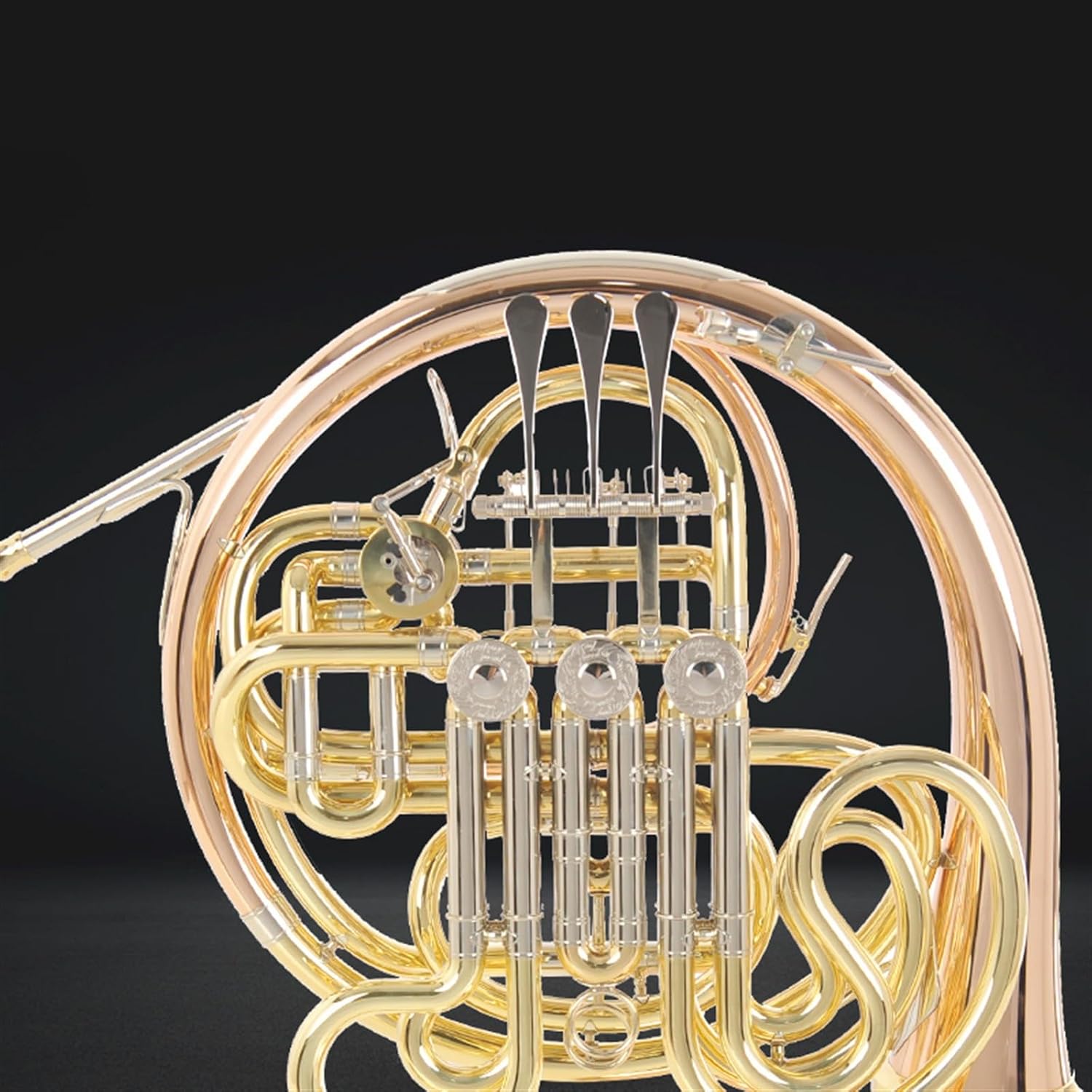 Brass French Horn French Horn Instrument B Flat To F Key Phosphor Bronze Split Double Horn Professional Performance