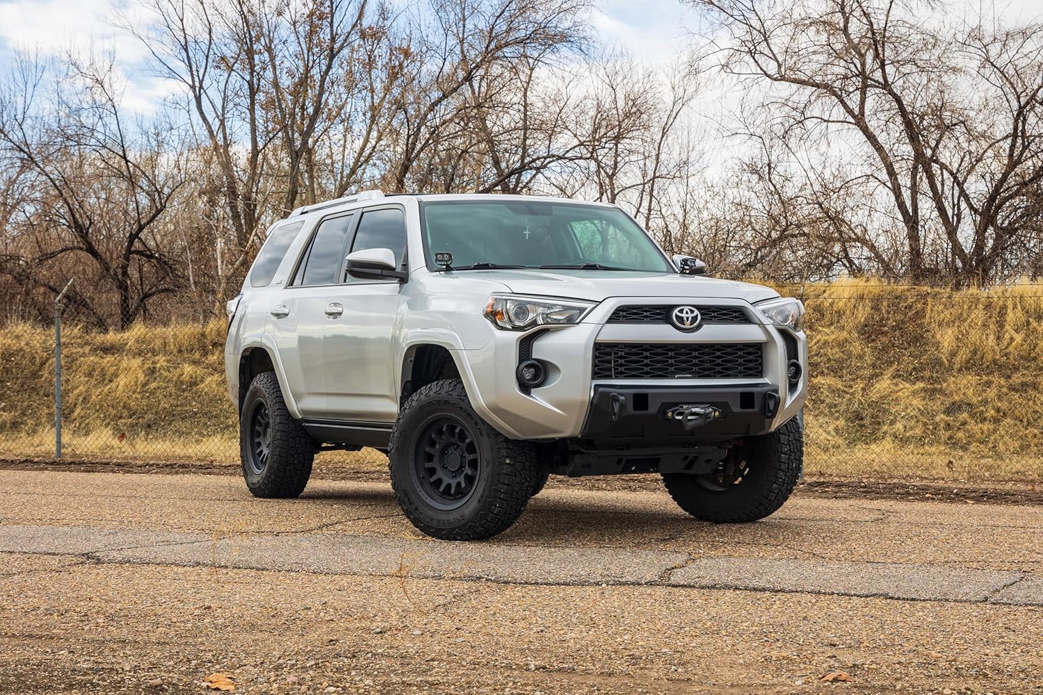 Smittybilt 612951 Low Profile Hidden Winch Front Bumper, Fits 2014-2024 Toyota 4Runner