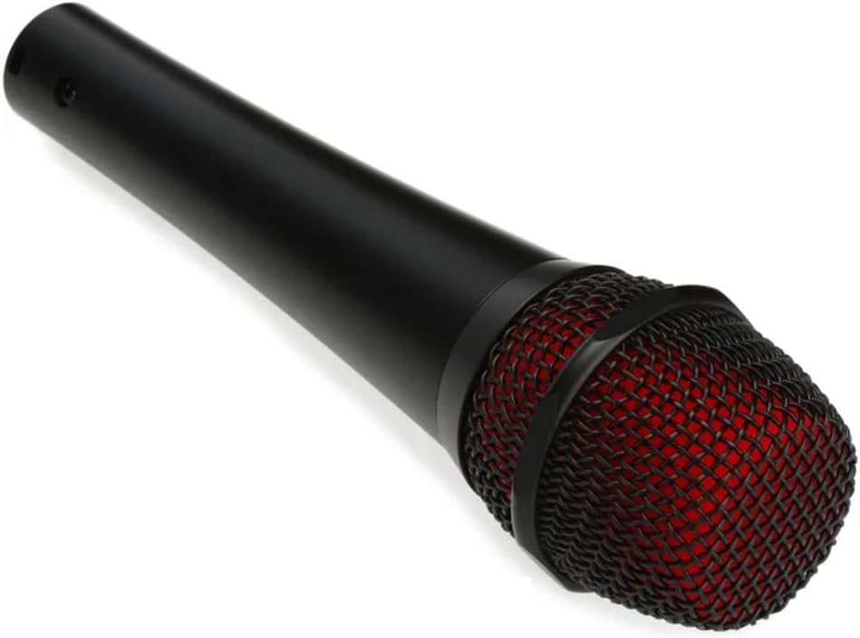 sE Electronics V7 Supercardioid Dynamic Vocal Microphone in Black Finish Bundle w/Pig Hog PHM10 8mm Mic Cable Polishing Cloth