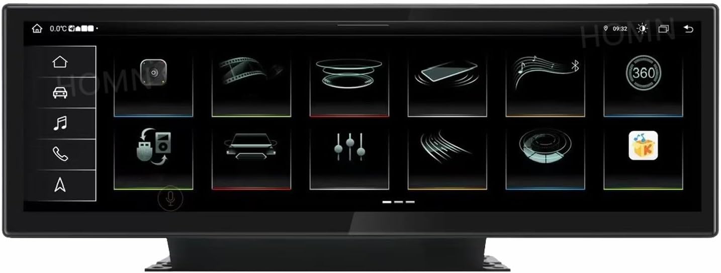 HOMN Car Radio 14.9 Inch Stereo for Audi A4 S4 A5 S5 A4L 2017-2019 Android13 GPS Navigation Support Wireless Carplay & Android Auto WiFi DSP 4G Audio Multimedia Player (8Core 8+128G)