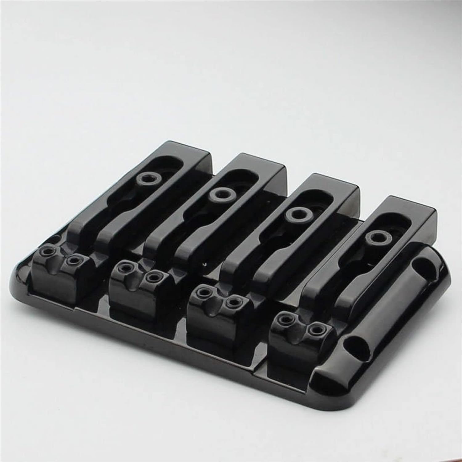 4 String Bass Guitar Bridge Black Electric Guitar Bridge