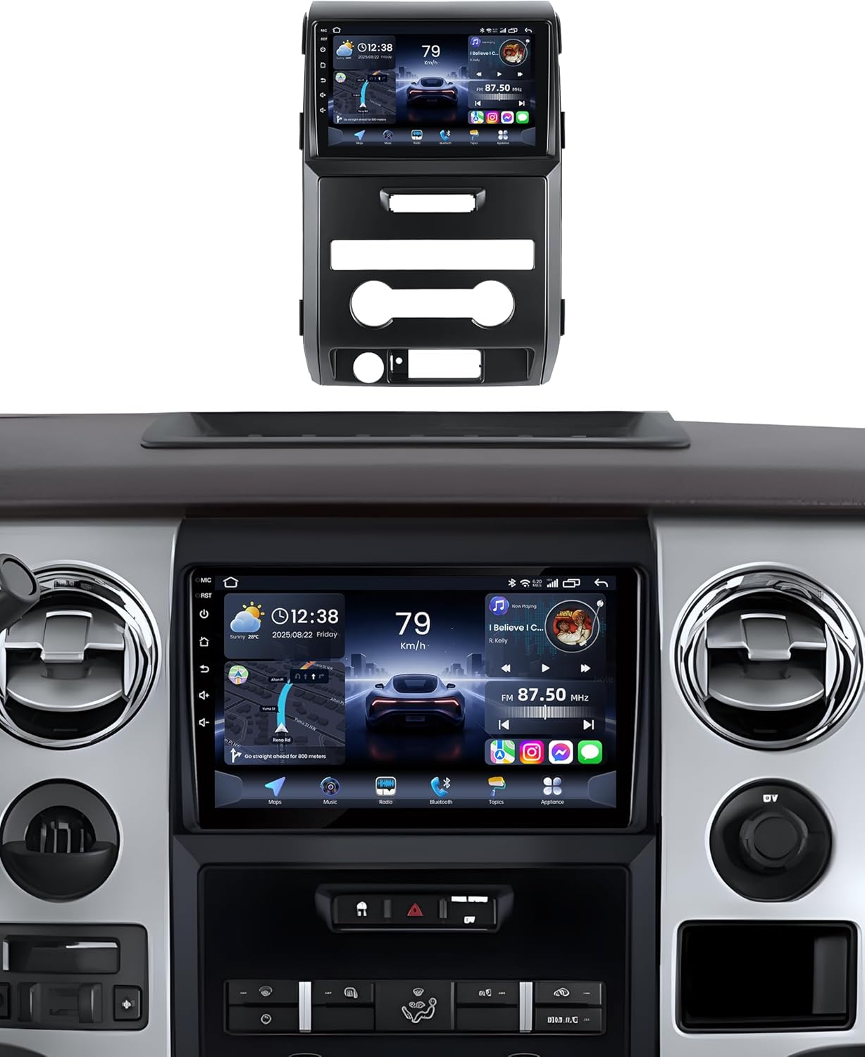 for 2009-2014 Ford F150 Radio: [4Core 64G ROM] 9