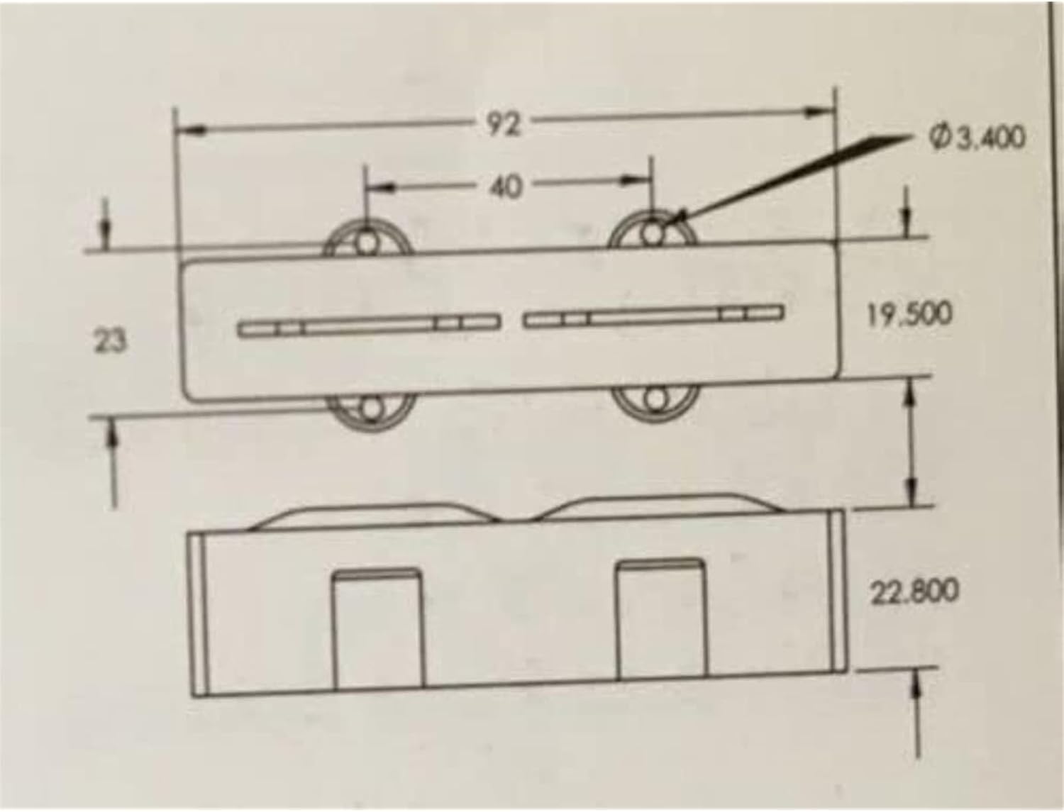 Bass Alnico Magnet Steel Magnetic Humbucker Pickups Hot Track Electric Guitar Bass Pickups