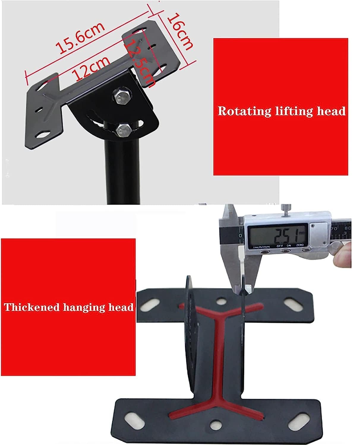 Universal TV Stand Multifunction TV Wall Mount Dual Screen Universal Ceiling TV Mount, 360° Swivel and Tilt Ceiling TV Bracket, Fits Most 32-55 Inch TVs TV Mount TV Stand