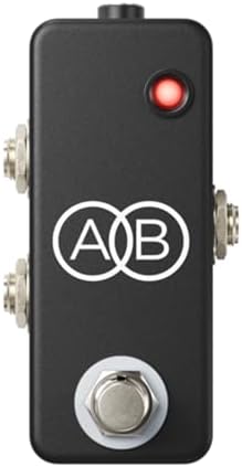 JHS Pedals Mini A/B Box - Guitar Signal Path Effect, Black/Silver, Model Number: Mini A/B Box
