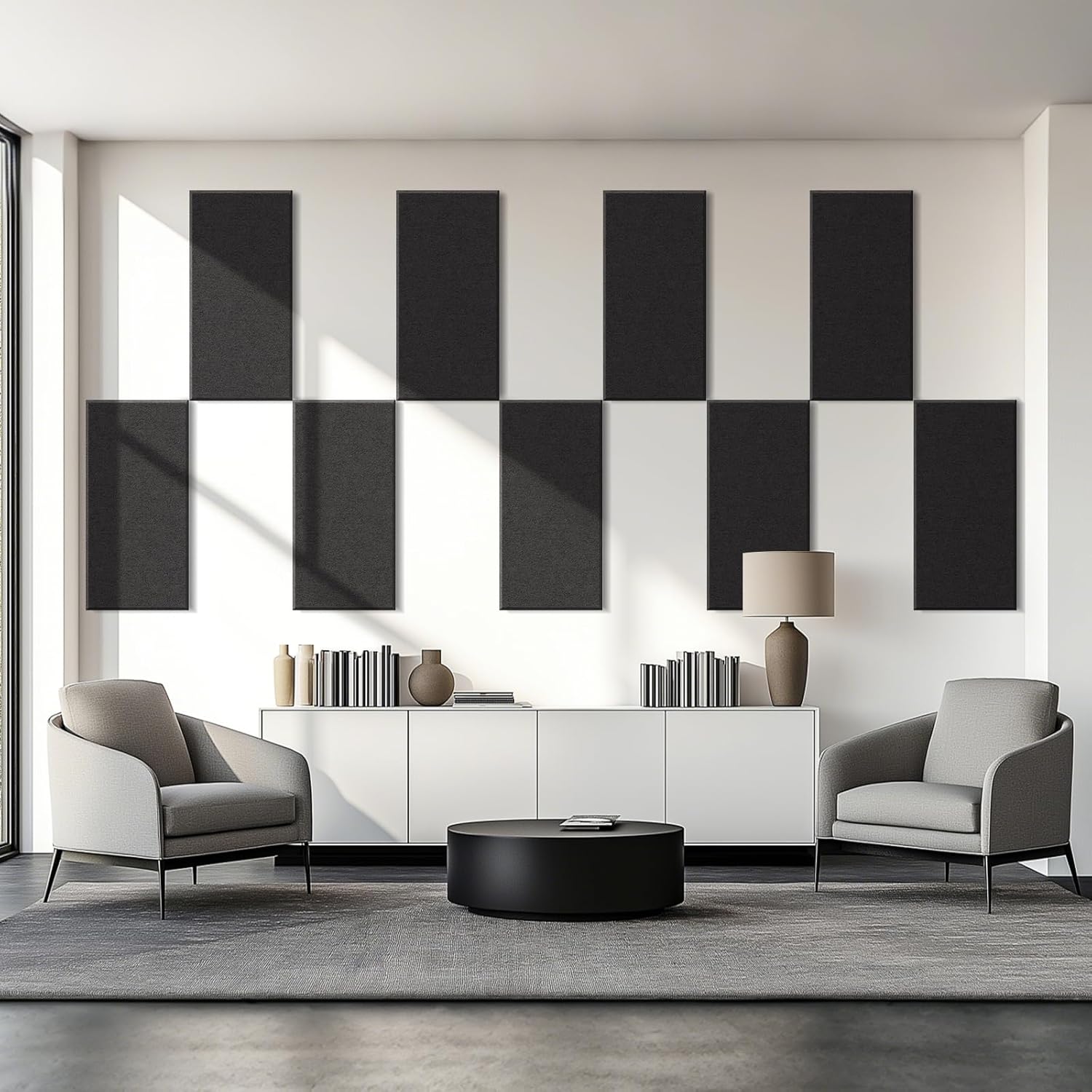 4 PCS Acoustic Wall Panels, 23.6