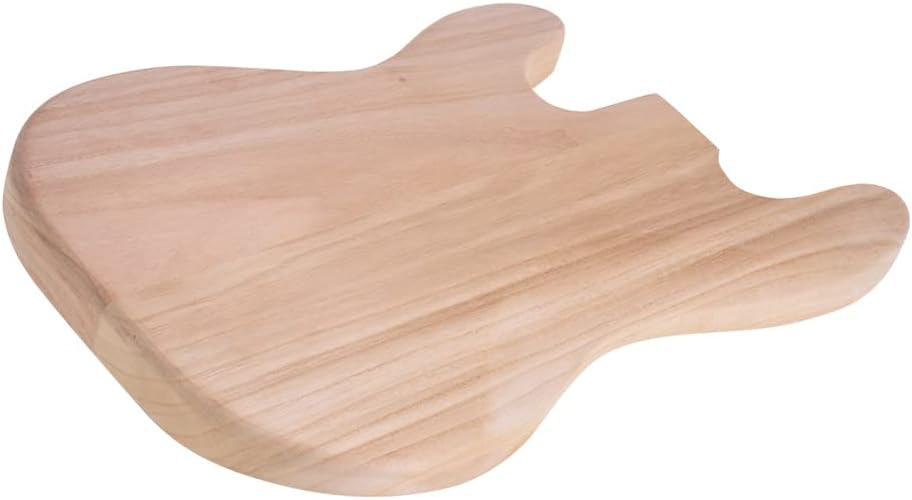 PB-T02 Unfinished Electric Guitar Body Sycamore Wood Blank Guitar Barrel for PB Style Bass Guitars DIY Parts