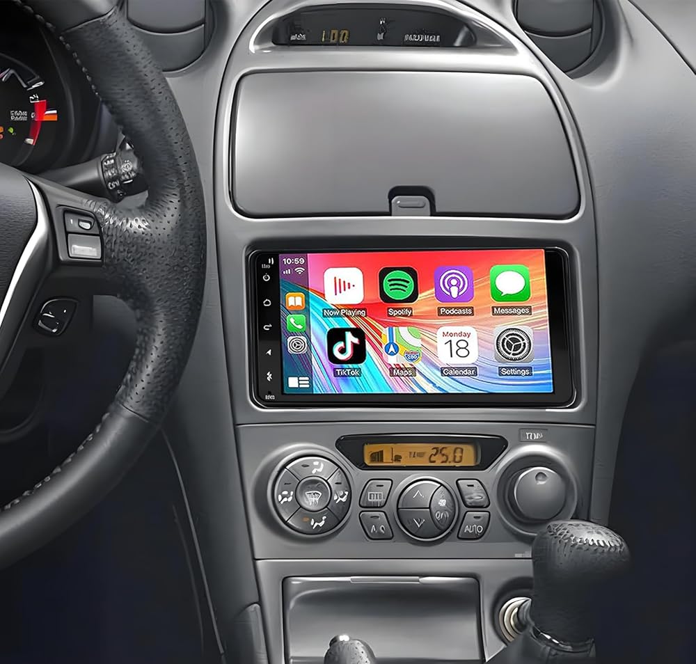 Car Radio for Toyota Celica 2000-2005 Wireless Carplay & Android Auto, 9 Inch IPS Touch Screen for Celica Car Stereo BT FM in Dash GPS WiFi Backup Camera SWC-2+32G