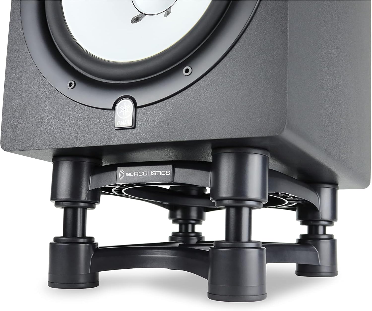IsoAcoustics Iso-Stand Series Speaker Isolation Stands with Height & Tilt Adjustment: Iso-200 (7.8” x 10”) Pair