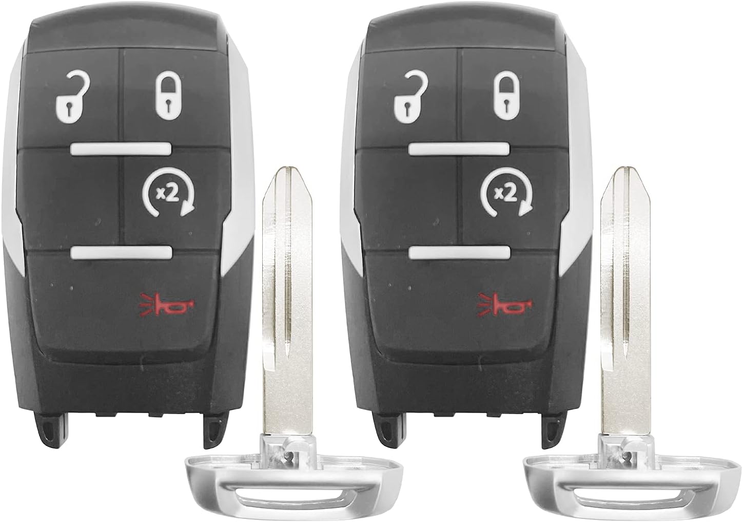 New Car Key Fob Replacement For 2019 2020 RAM PICKUP SMART PROXIMITY Remote FCCID:GQ4-76T 68365327 ;By Auto Key Max (2)