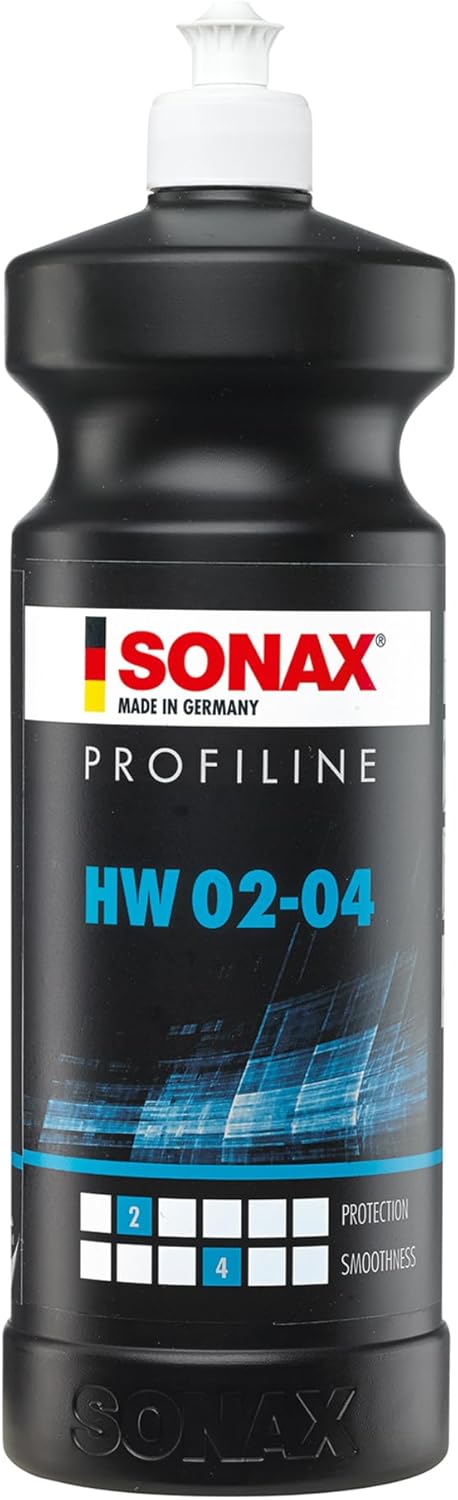 SONAX PROFILINE Hw 02-04 (1 Litre) - Non-abrasive Preservation, Protects Against Climatic Influences. Offers Optimal Water-repellent Effect and Deep Shine | Item No. 02803000