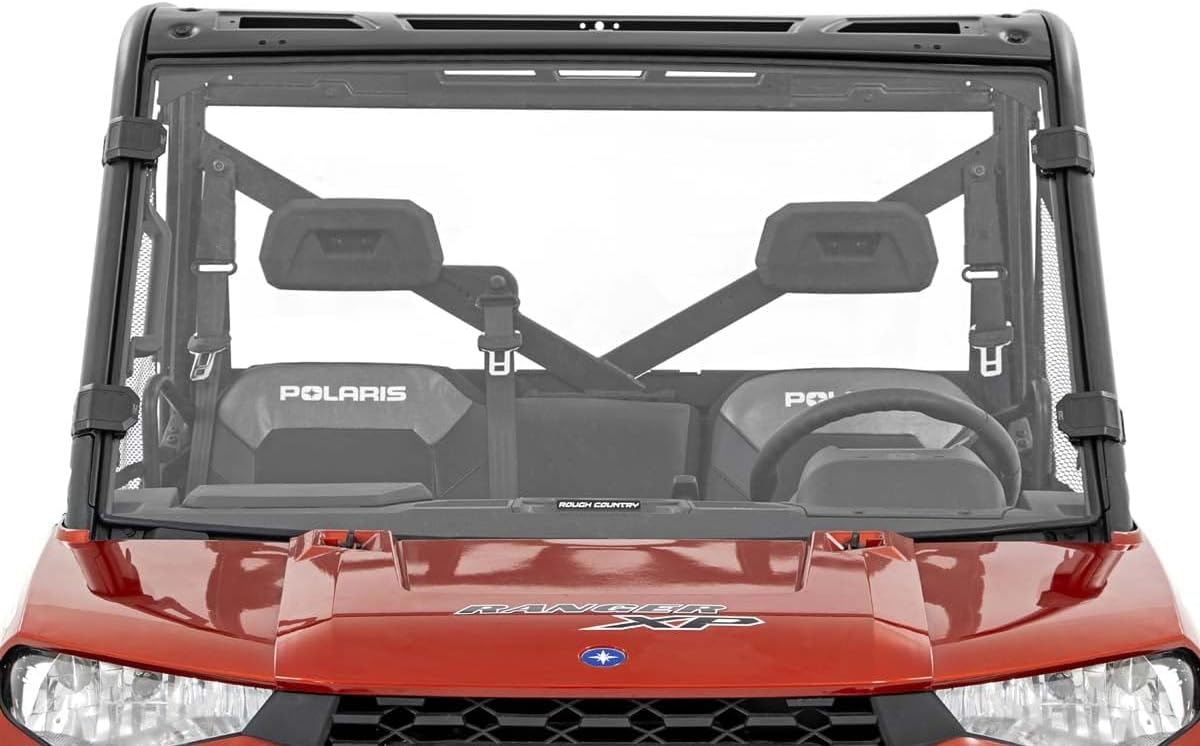 Rough Country Full Windshield for Polaris Ranger XP 1000-98132010