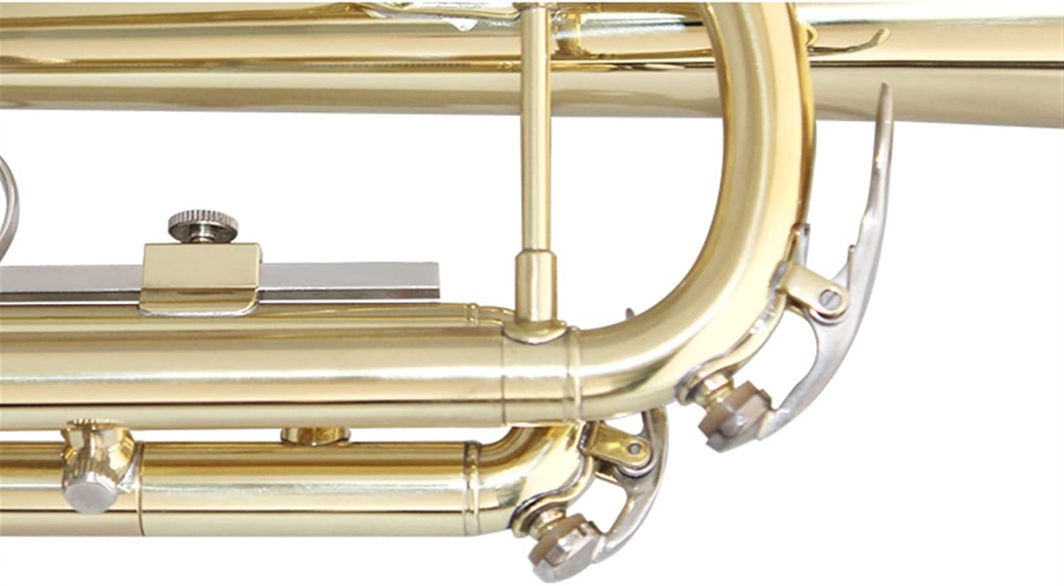 B-Flat Three-Tone Standard Trumpet Instrument Student Wind Band Learn to Play Exam Brass Instruments Professional Trumpet