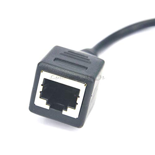 10 Pieces 0.5 feet 3 Pin XLR Female to RJ45 Female Adapter Connector Converter Cable Cord for LED