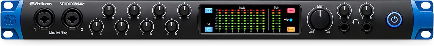 PreSonus Studio 1824c with Studio One Pro Software