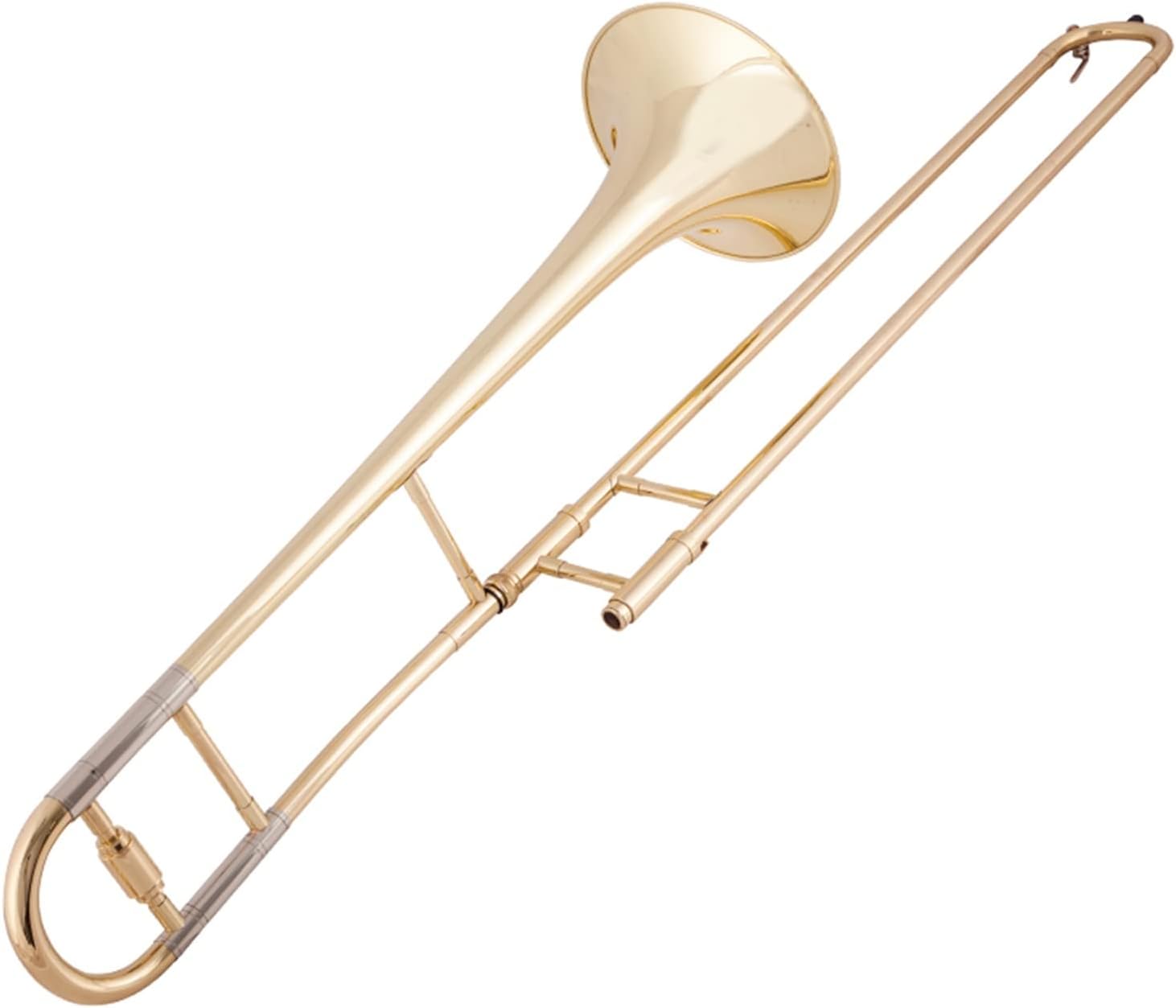 FLFL Student Trombone The Tenor Trombone in B Flat is Suitable for Beginners to Perform Bands (Color : B Flat midrange)