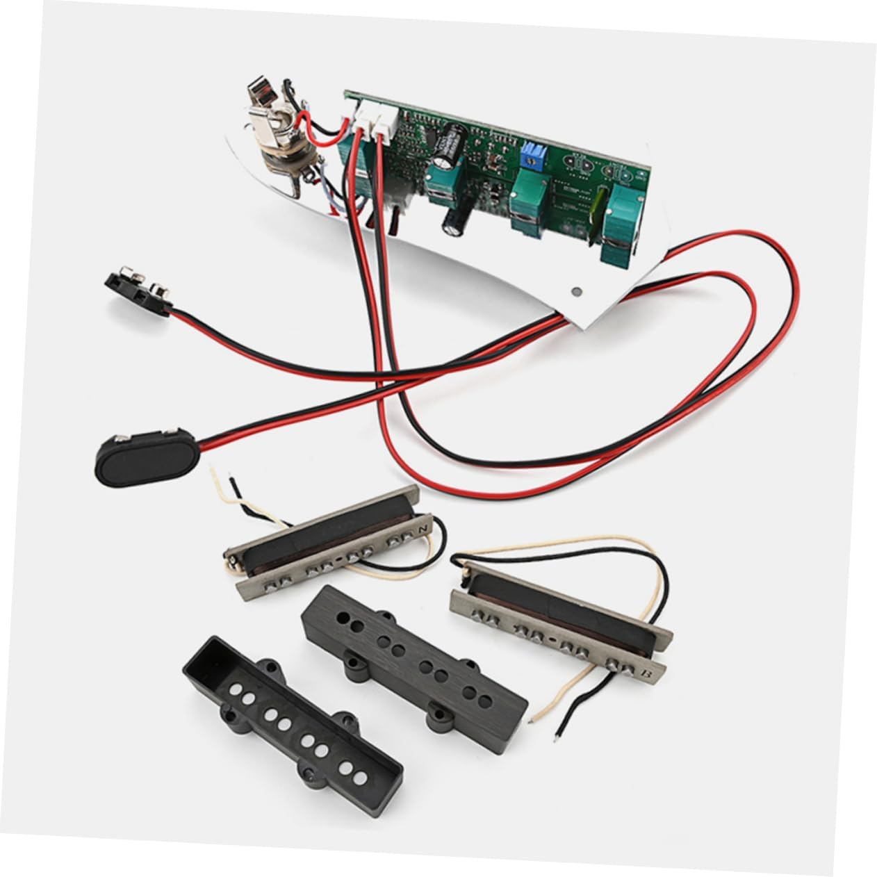 VANZACK 1Set String Jb Bass Pickup Set Durable Humbucker Easy Installation for Guitar Parts Tone Tool for Bass Players and Bands