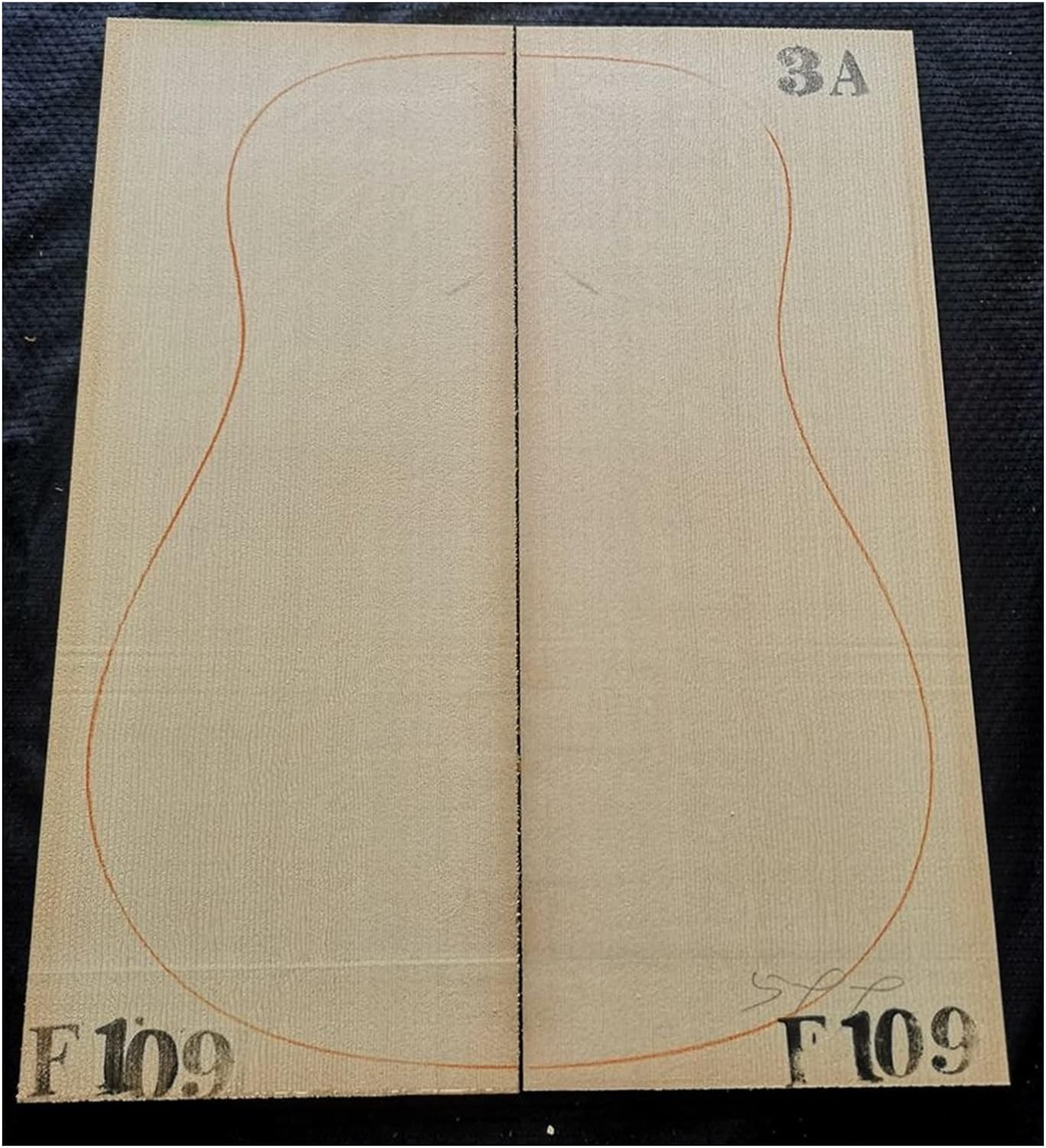 Spruce Guitar Panel Guitar Making Materials Guitar DIY Accessory (Color : 22)