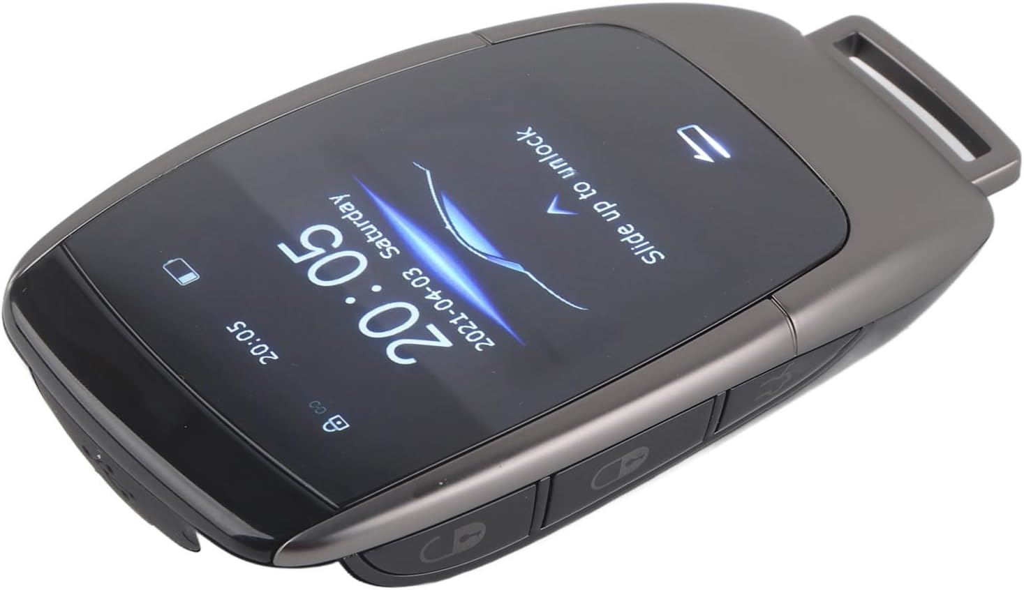 Keyless Entry Car Key Universal TK900 LCD Smart Key Remote Keyless Entry for Start Stop Engine Button (Black)