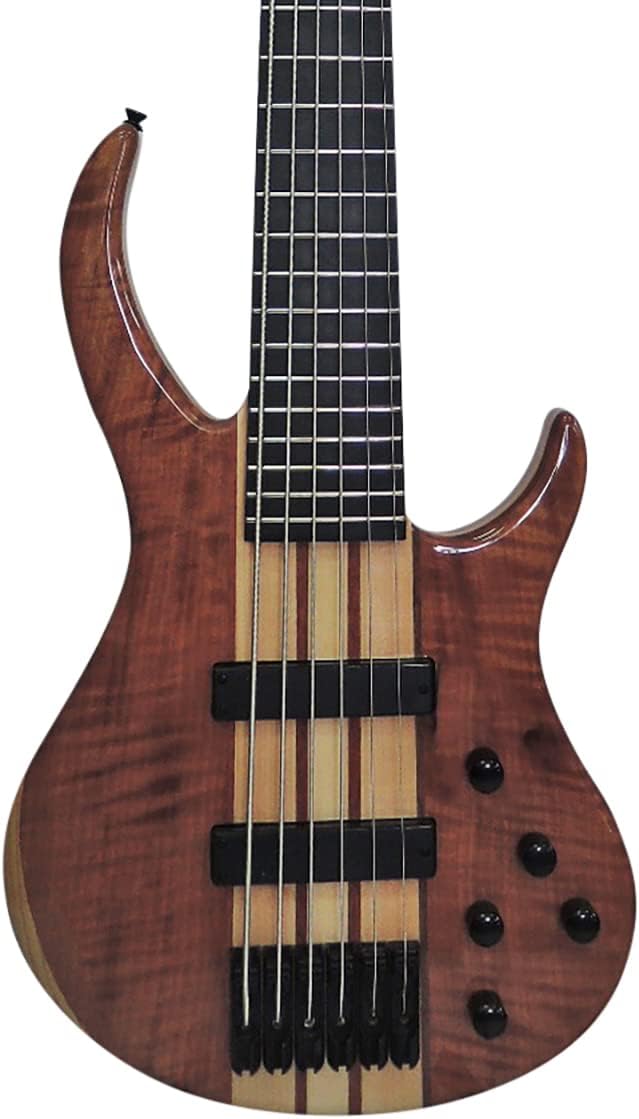 IYV IBSY-600 Neck-through Sycamore top Multi-ply 6-string Bass