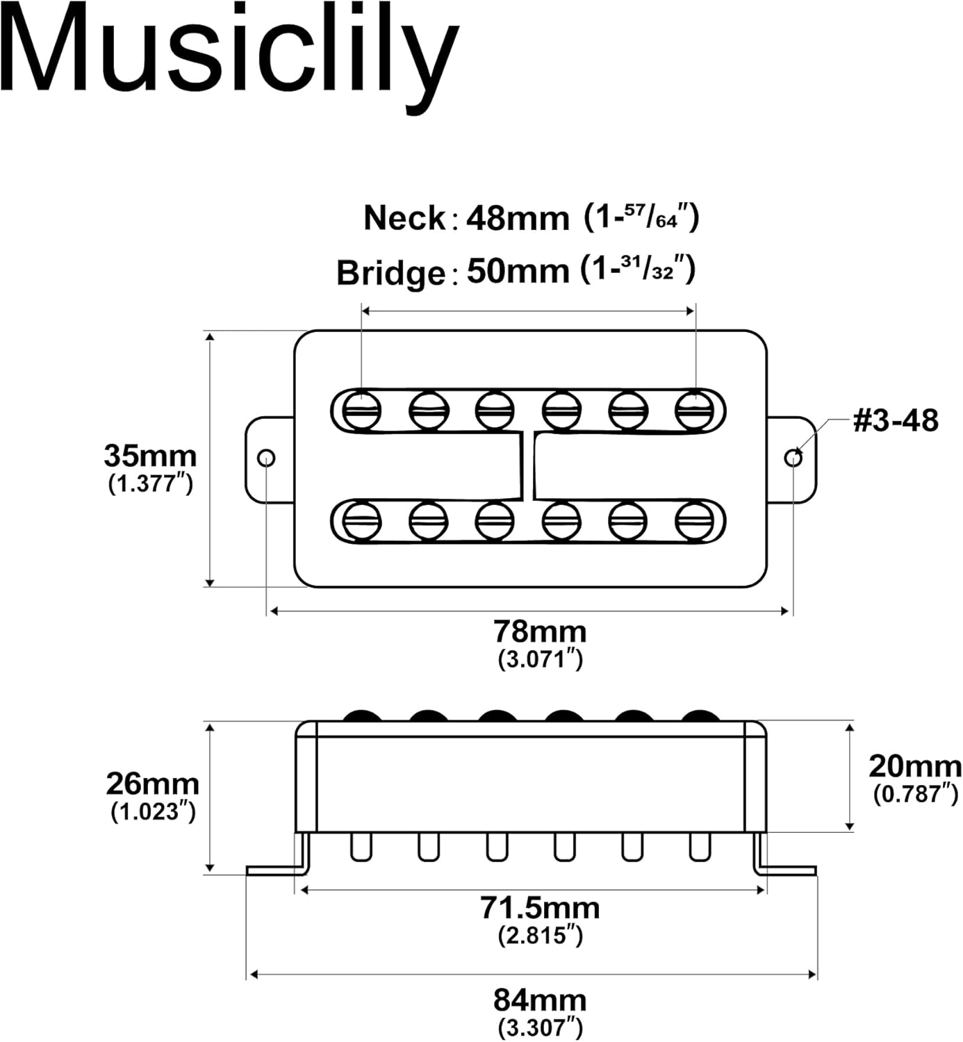 Artec TVFT-A Filtertron Style Alnico 5 Magnet Humbucker Electric Guitar Neck Bridge Pickups Set, Gold