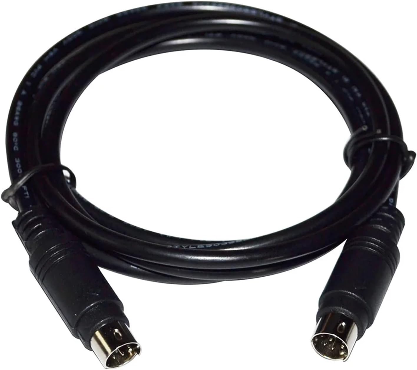 MINI DIN 8 PIN MD8 to MD8 8-PIN Male Adapter Data Cable for X5(D) MIDI Music Synthesizer to Host Port AG-002 for Macintosh(3metres)