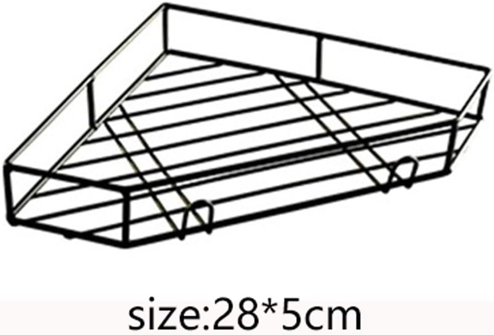 Punch-Free Corner Shower Shelf Bathroom Shampoo Shower Shelf Holder Kitchen Storage Organizer Wall Holder(D)