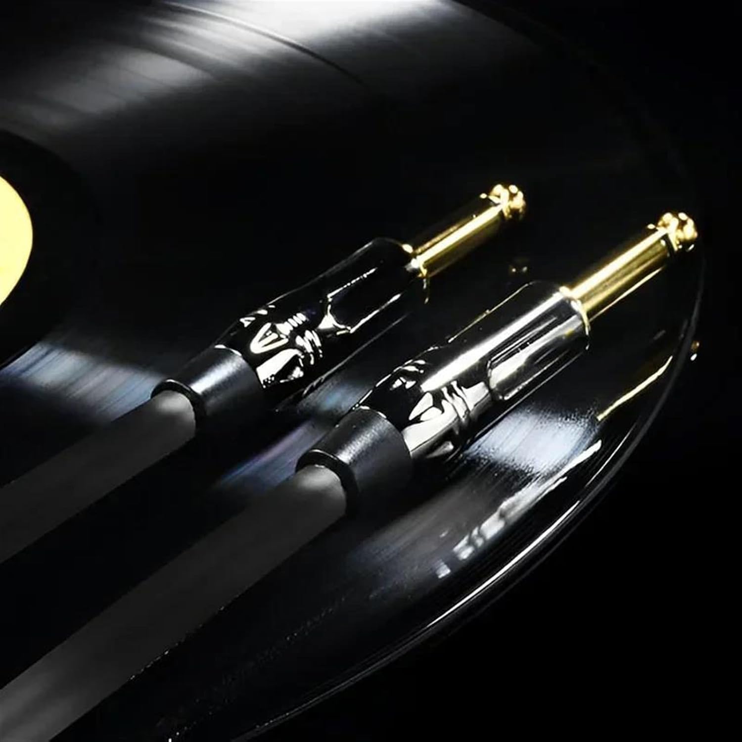 TSTS Guitar Audio Cable Cable 6.35mm to 6.35mm Male-Male Balanced Cable Suitable for Electric Guitar Amp Mixer Speaker 1/4 Inch Cords(TRS,15m)