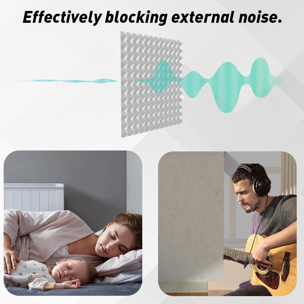 Foldable Recording Booth with High-Density Foam, Small Music Recording Studio for Home Studio, Recording Shield, Soundproof for Recording, Working, Live Streamer, Podcasting (Grey)