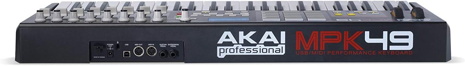 Akai Professional MPK49 | 49-Key USB MIDI Keyboard Controller with MPC Pads