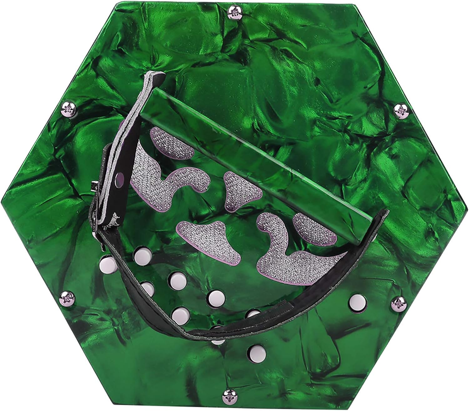 Concertina Accordion, 20 Keys Piano Accordion Instrument Professional Accordion Concertina with 2 Adjustable Straps and Bag for Kids Students Beginners Adults Friends(Green)