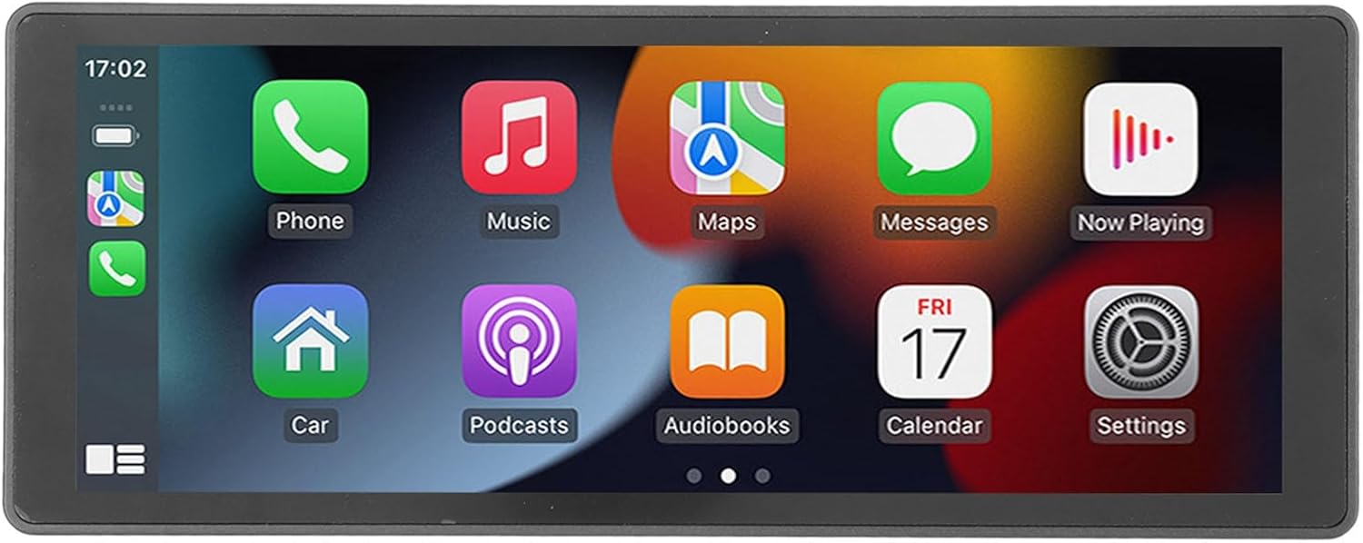 Car Audio Receiver, 9.3in Portable Car Stereo Receiver, Car Stereo for carplay, for Android Auto, Compatible Mirror Linking Functions