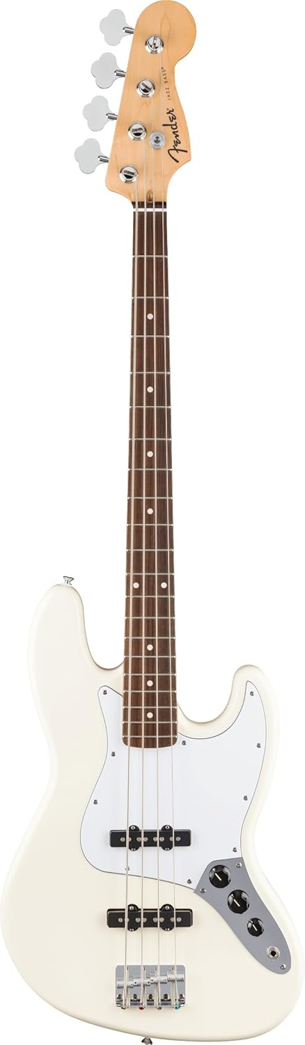 Fender Standard Jazz Bass - Olympic White, Laurel Fingerboard