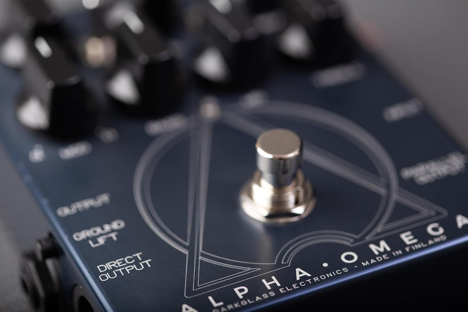 Darkglass Alpha Omega Dual Bass Preamp Pedal w/ 6-band EQ, XLR Output, Aux Input, and Headphone Output