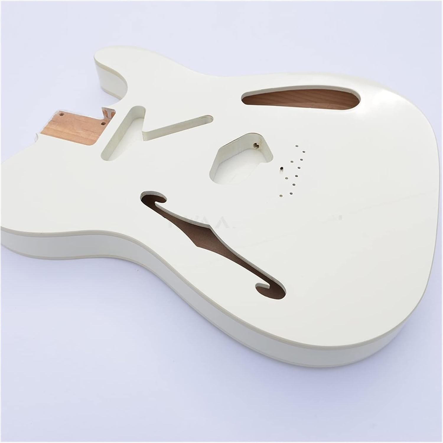 FLFL Alder Wood Real Full Nitro Finished Guitar Body Vintage White for TL Electric Guitar Body Unfinished Guitar Kit