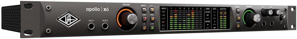 Universal Audio Apollo X6 Thunderbolt 3 Audio Interface