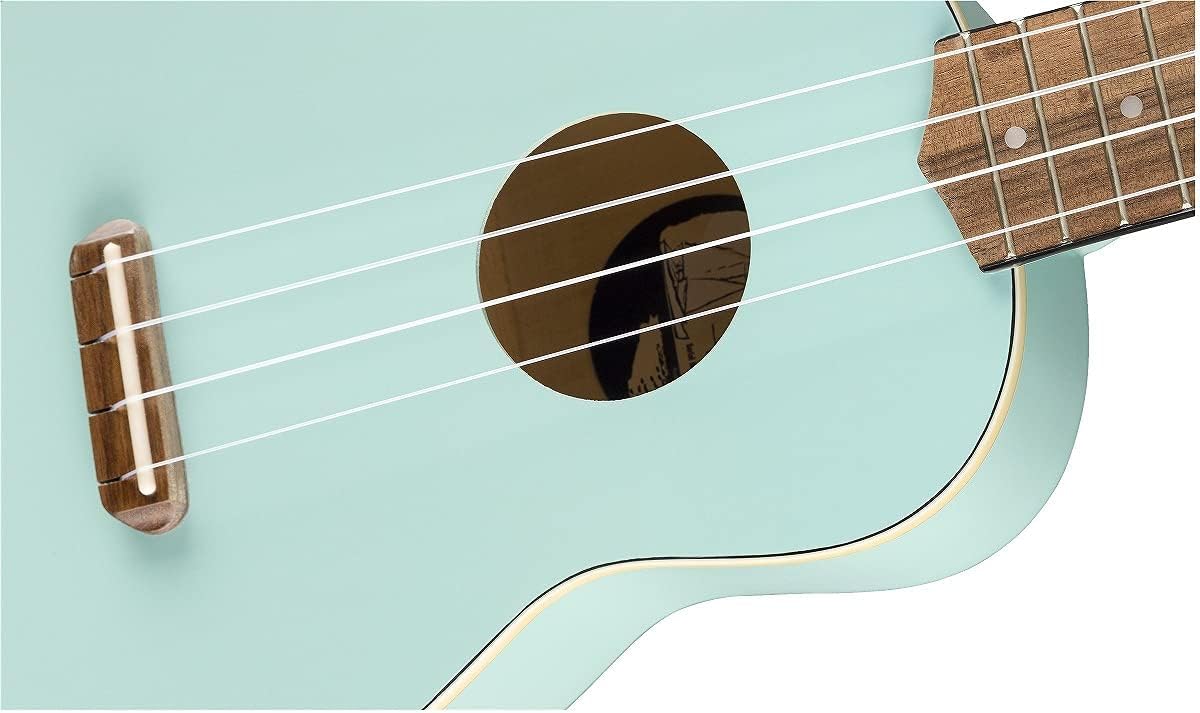 Fender Venice Soprano Ukulele, Daphne Blue