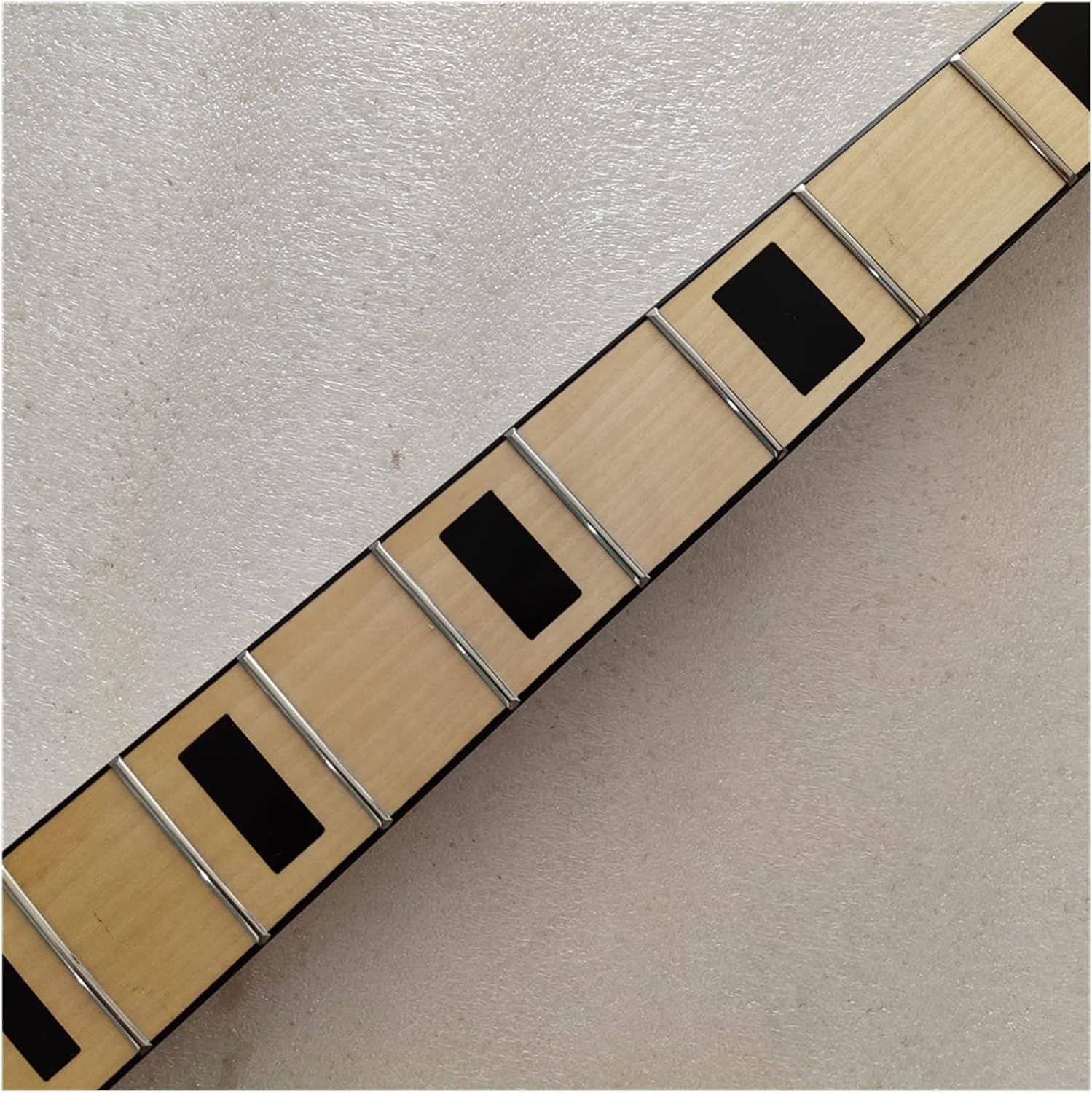 DIY Guitar Neck Maple 20 Frets Bass Guitar Neck Part 4 String Maple Fingerboard 34 Inch Nut 42mm Guitars Parts