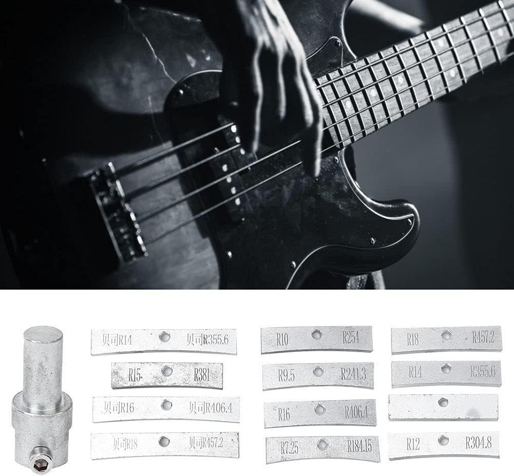 Electric Guitar Repair Tools, Fretboard Press Caul Inserts, Multiple Sizes Silver - Durable Craftsmanship, Easy Accurate Fretting for Guitar and Bass Luthiers