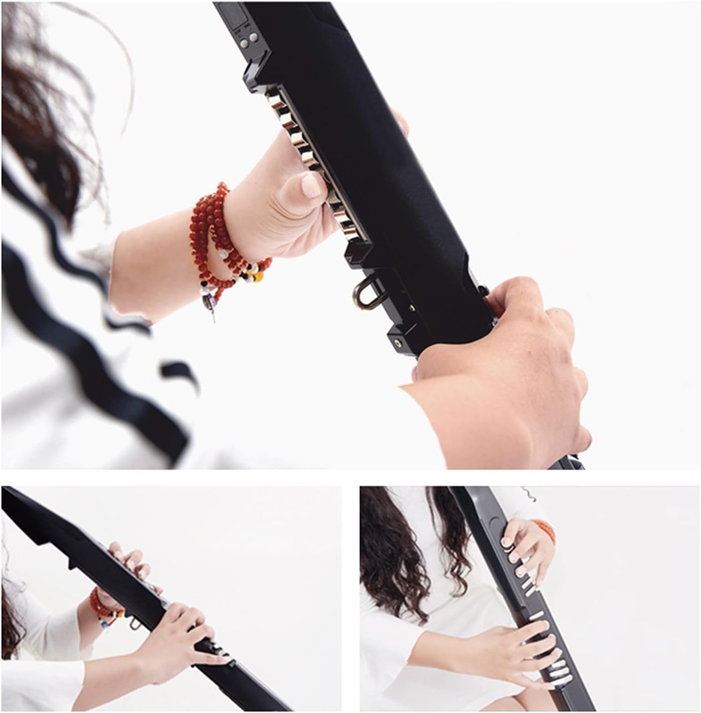 Electric Wind Instrument Electric Saxophone for Beginners Student Saxophone (Color : 4)