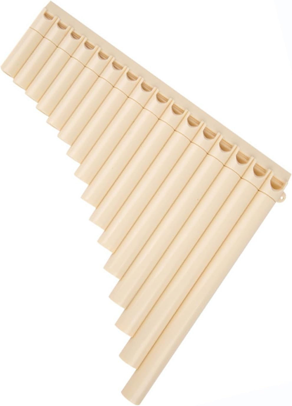 25 Pipe C Key Pan Flute Panflute 16 18 Pipe Teaching Special Easy To Learn To Play Woodwind Instrument Beginner C(16 white)
