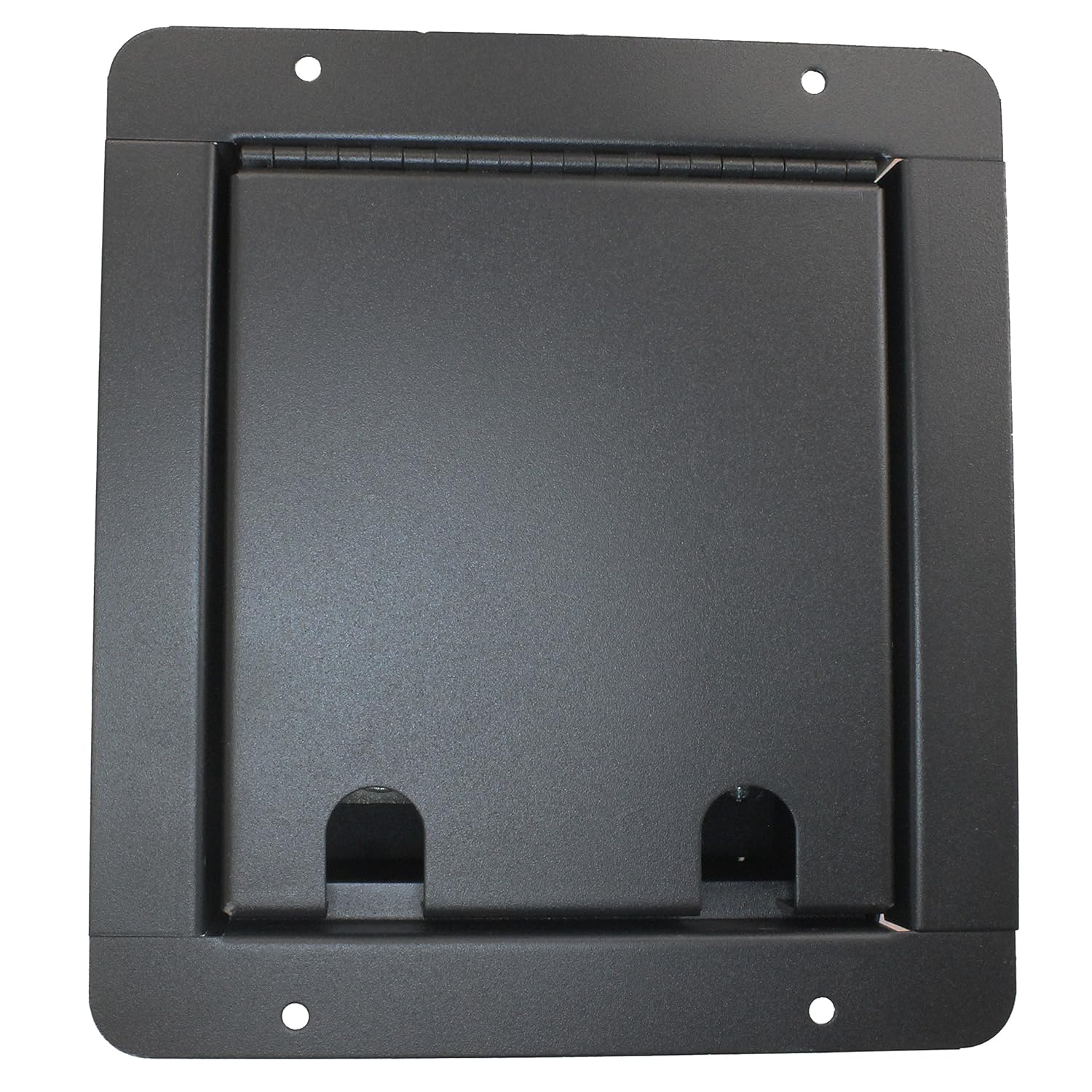 Pro Audio Recess Stage Floor Box Black (6-XLR Female + 1-XLR Male + 1 1/4