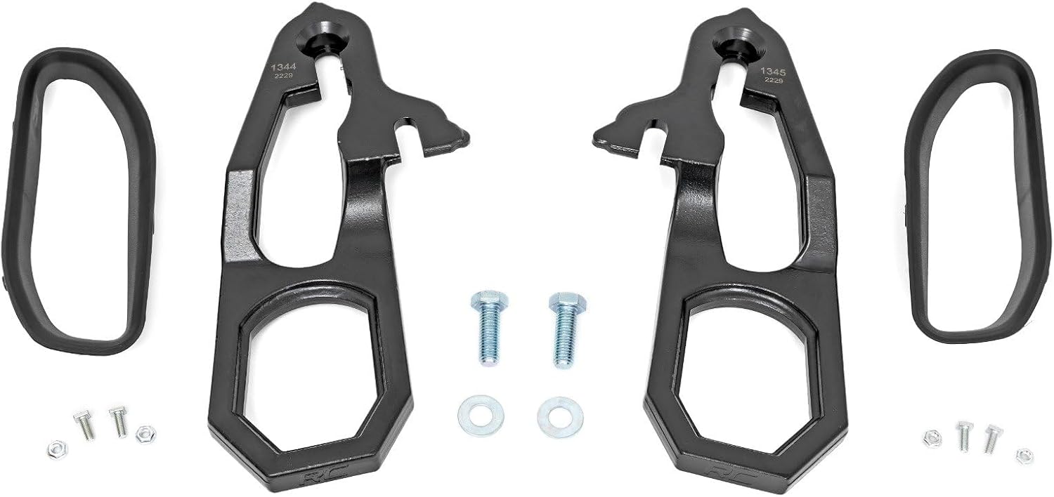 Rough Country Tow Hook Bracket & Bezel Kit for 2019-2021 Ram 1500 - RS185