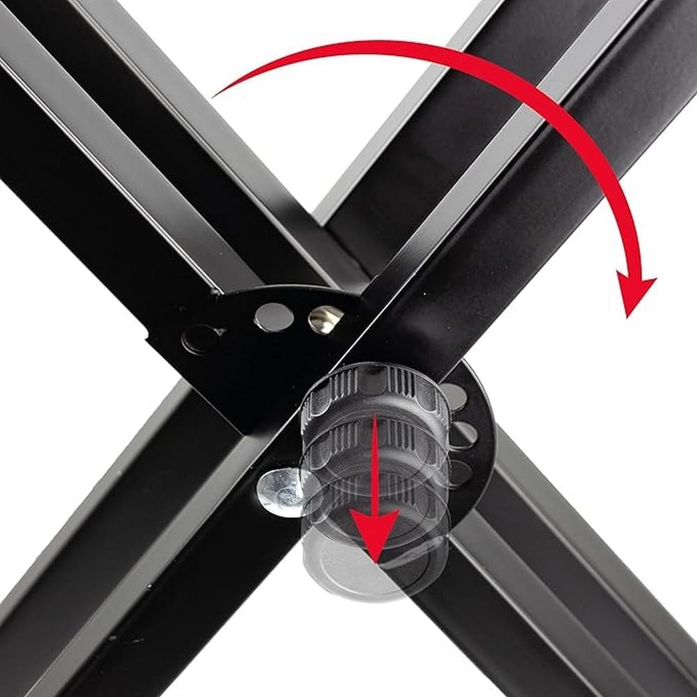 Novation FLkey 61 MIDI Keyboard with FL Studio Integration + RockJam Adjustable Keyboard Stand with Locking Straps