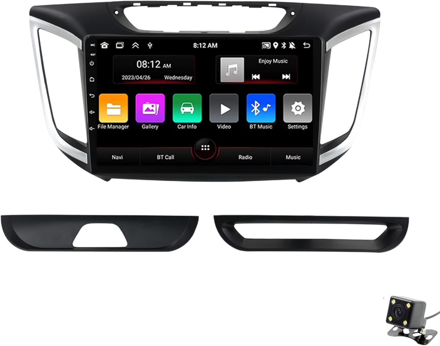ADMLZQQ Double Din Car Stereo Multimedia with Bluetooth and 9