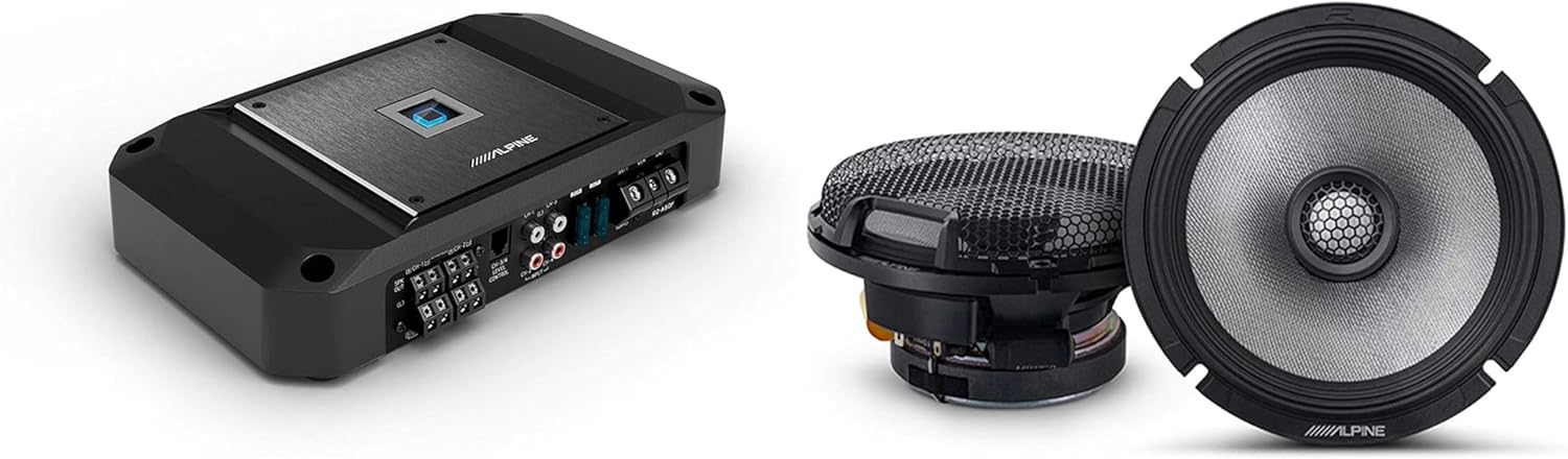 Alpine R2 4 Channel Amp & R2-S65 6.5