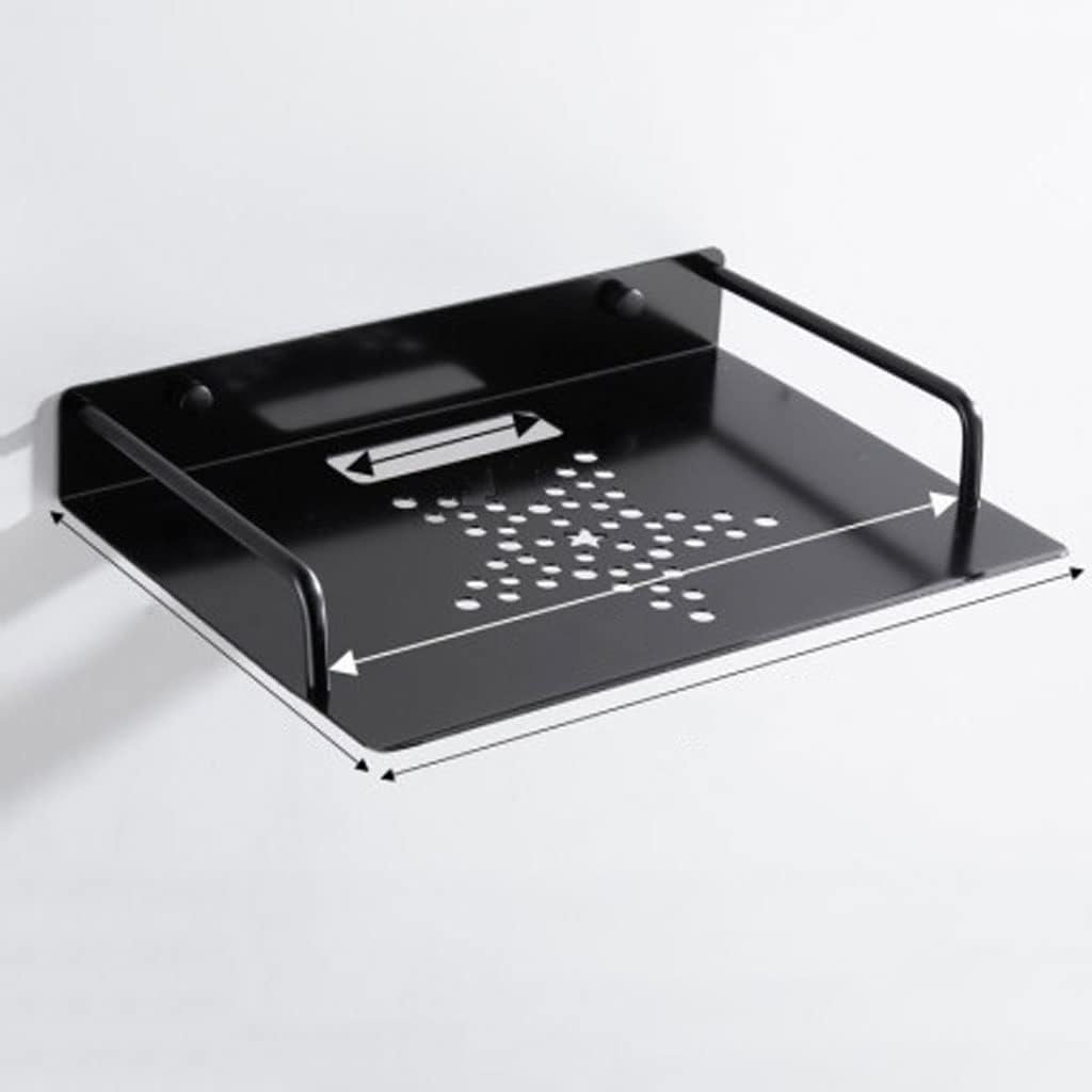 Floating Wall Mount Shelf, Wall Mount Shelves, Single Floating DVD DVR Shelf, Cable Box Shelf (Color : A)