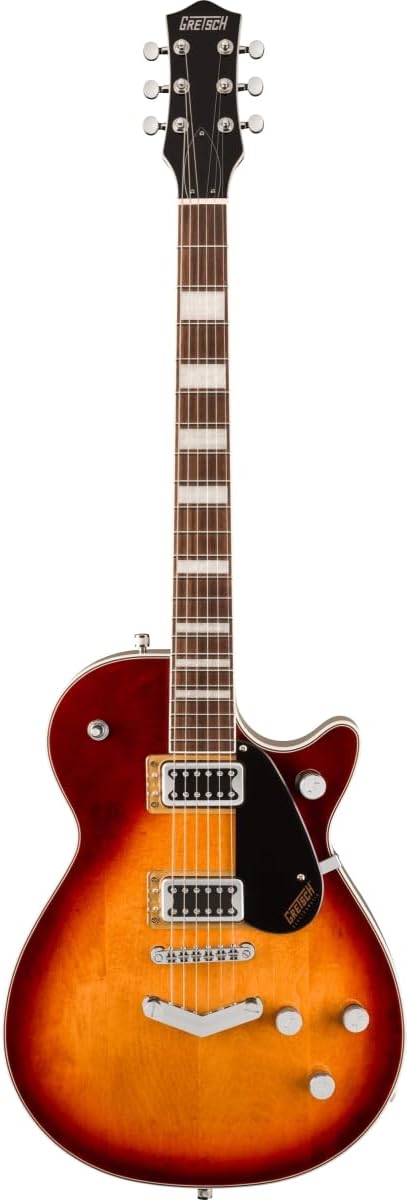 Gretsch G5220 Electromatic Jet BT Single-Cut 6-String Right-Handed Electric Guitar with Chambered Mahogany Body, V-Stoptail, and Laurel Fingerboard (Sweet Tea)